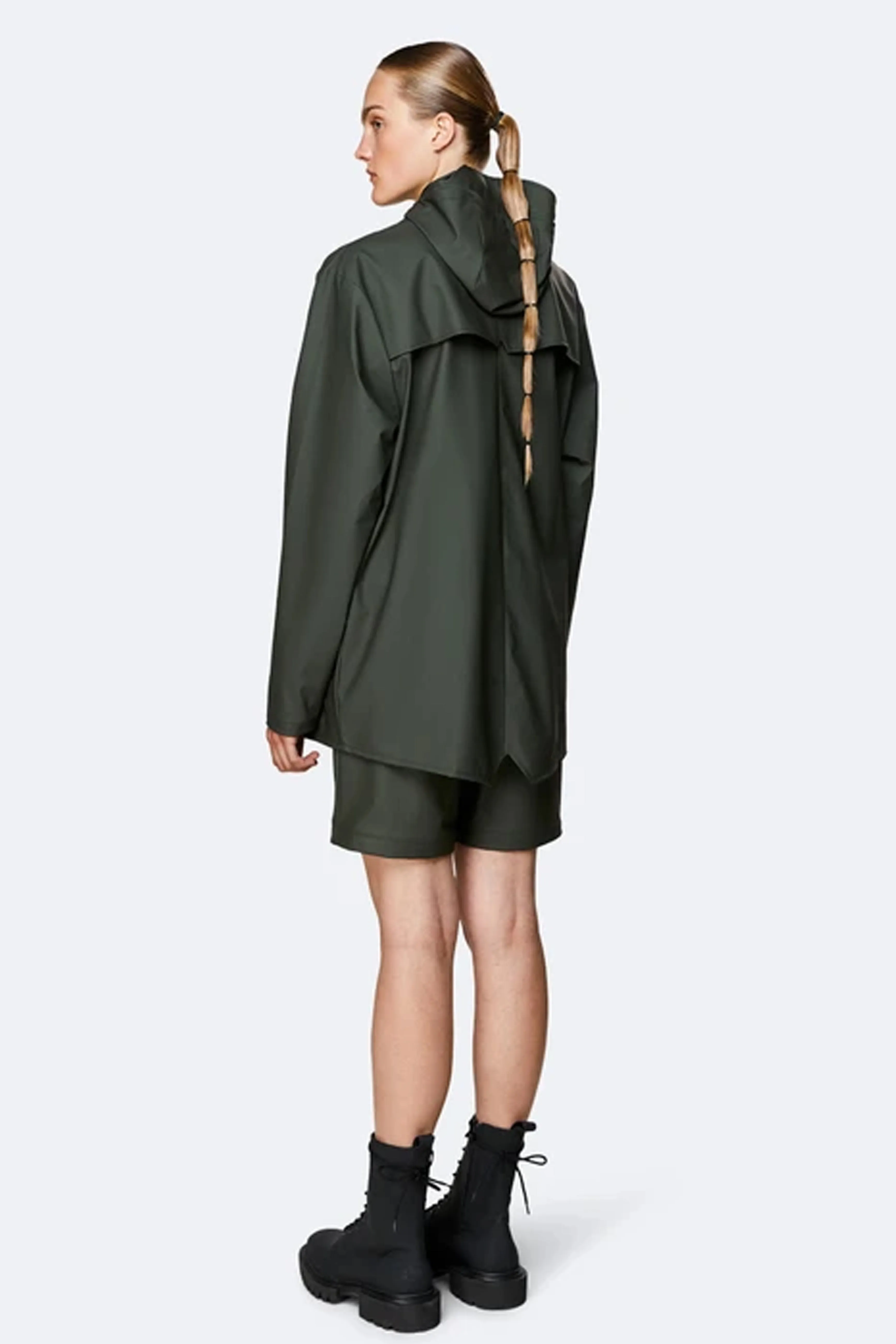 Stylish Green Raincoat