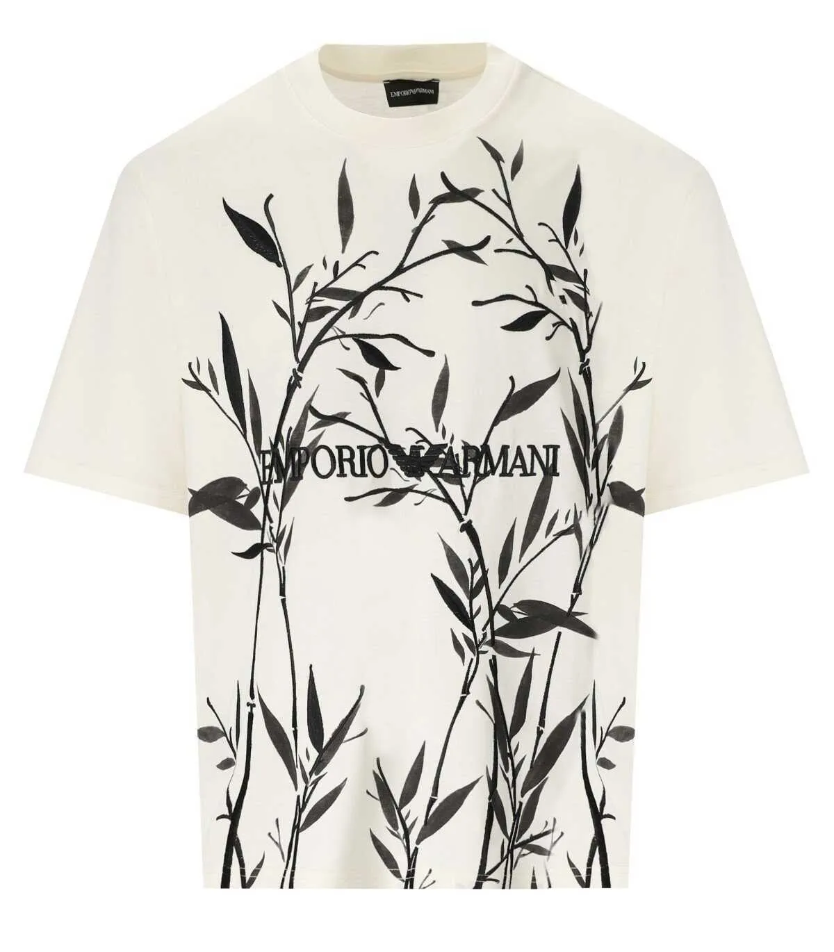 Ramage Cream T-Shirt by Emporio Armani