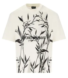 Ramage Cream T-Shirt by Emporio Armani