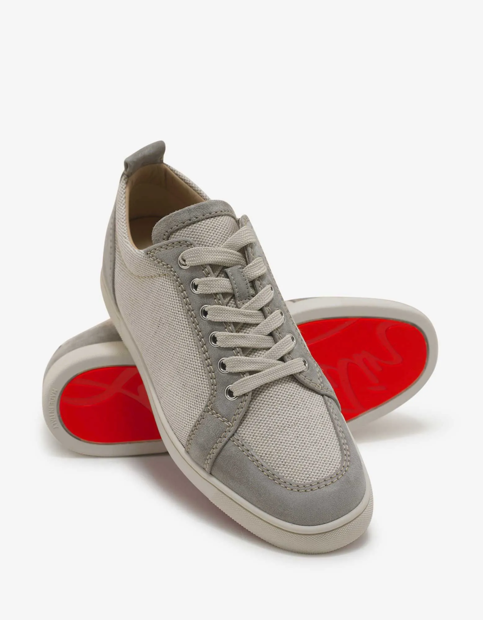 Rantulow Flat Canvas & Suede Trainers -