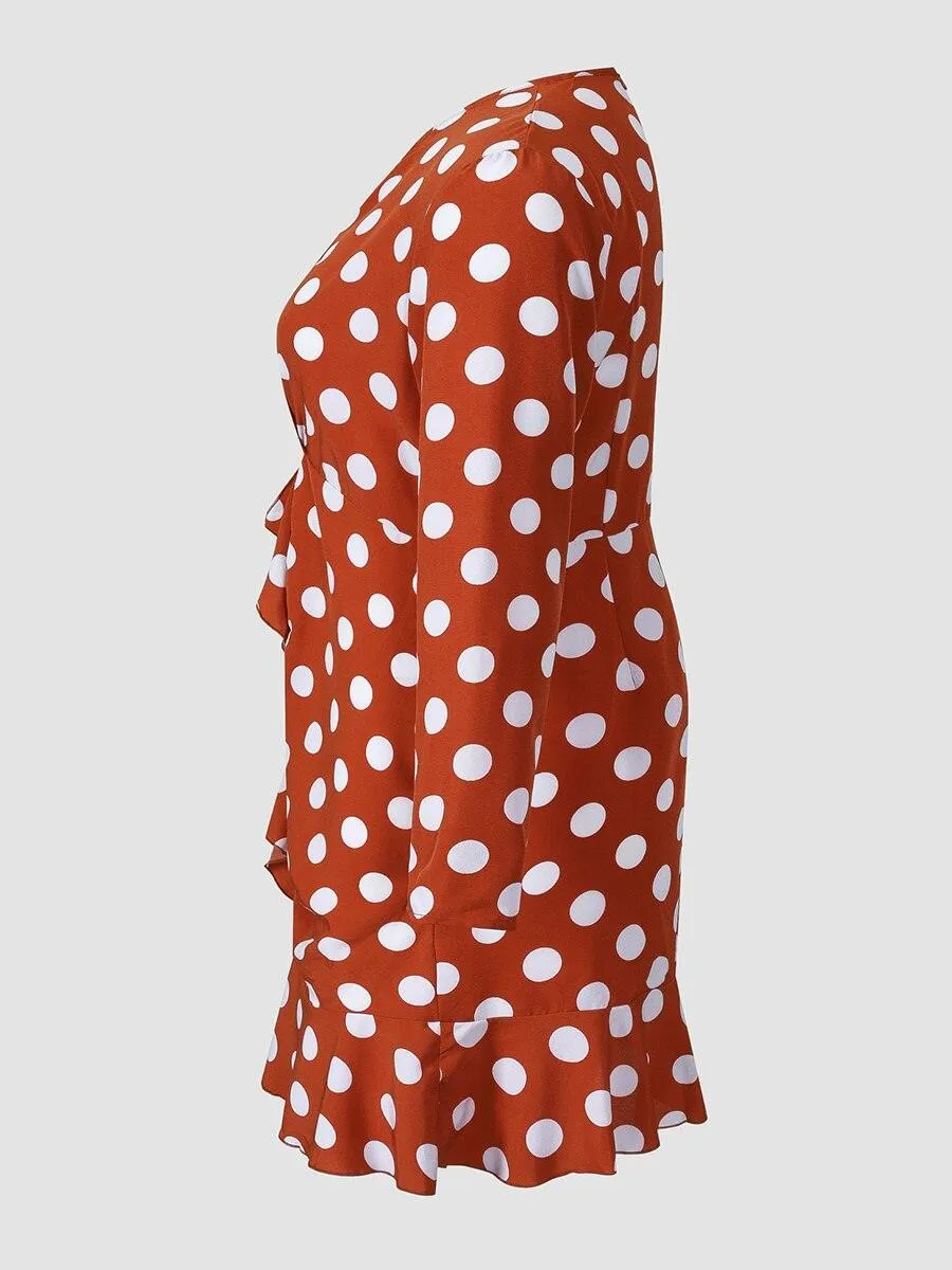 Red Polka Dot Party Dress