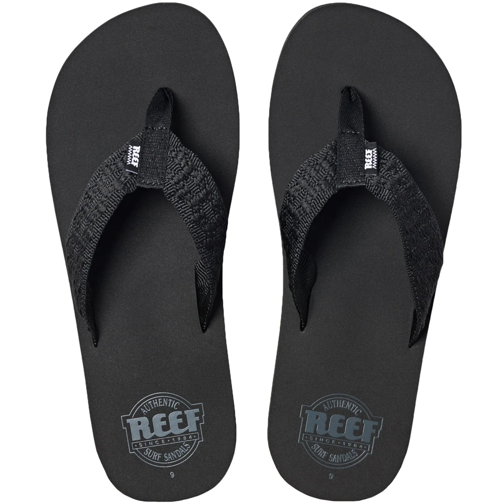 Reef Mens Smoothy Sandals - Black