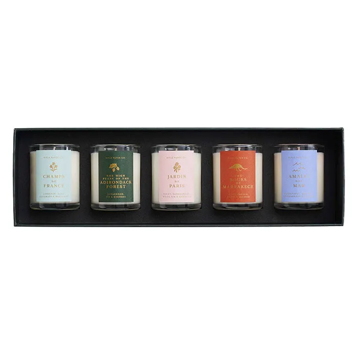 Rifle Paper Co. Collette Candle Votive Set of Five Scents