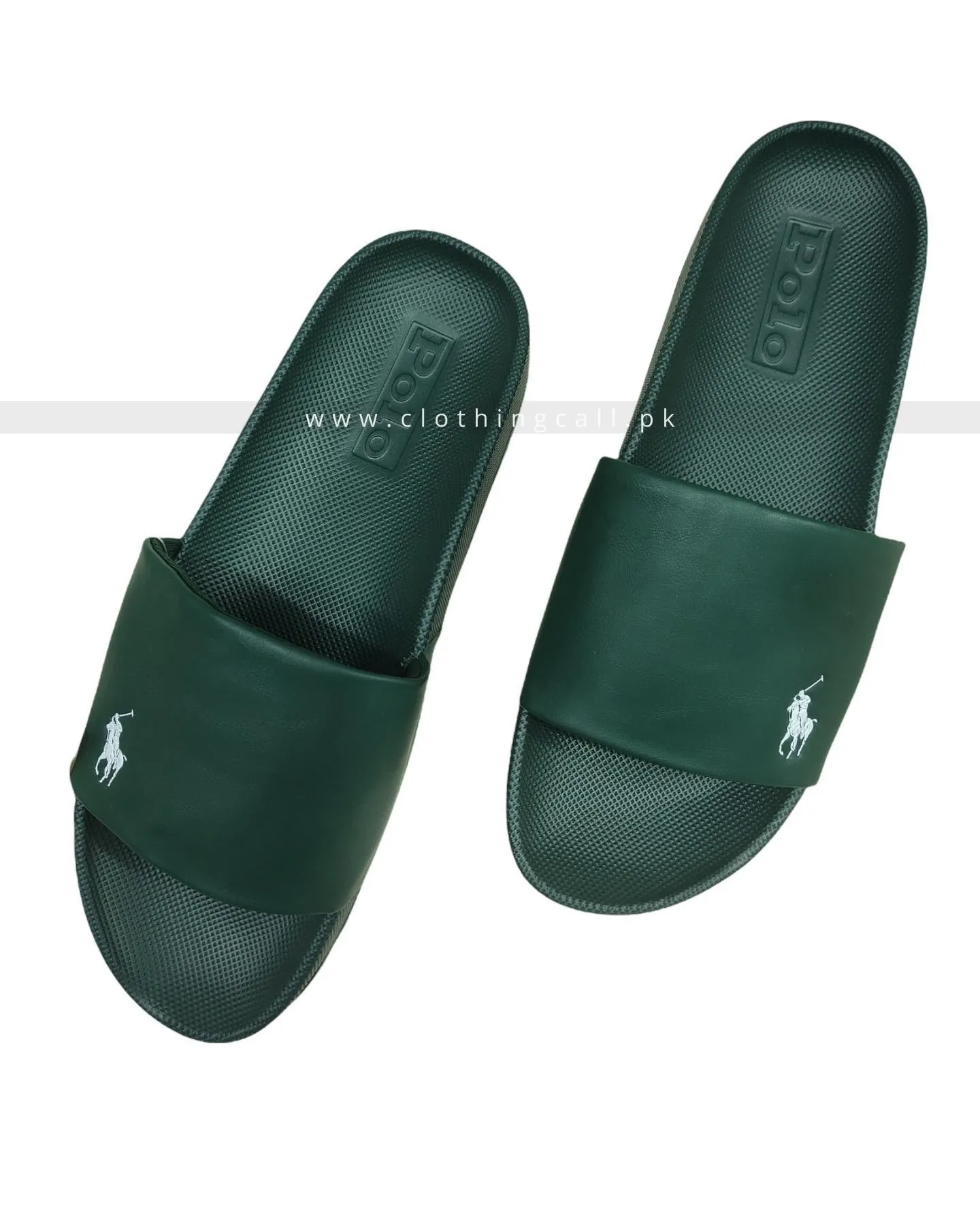 RL Cayson Dark Green Slides