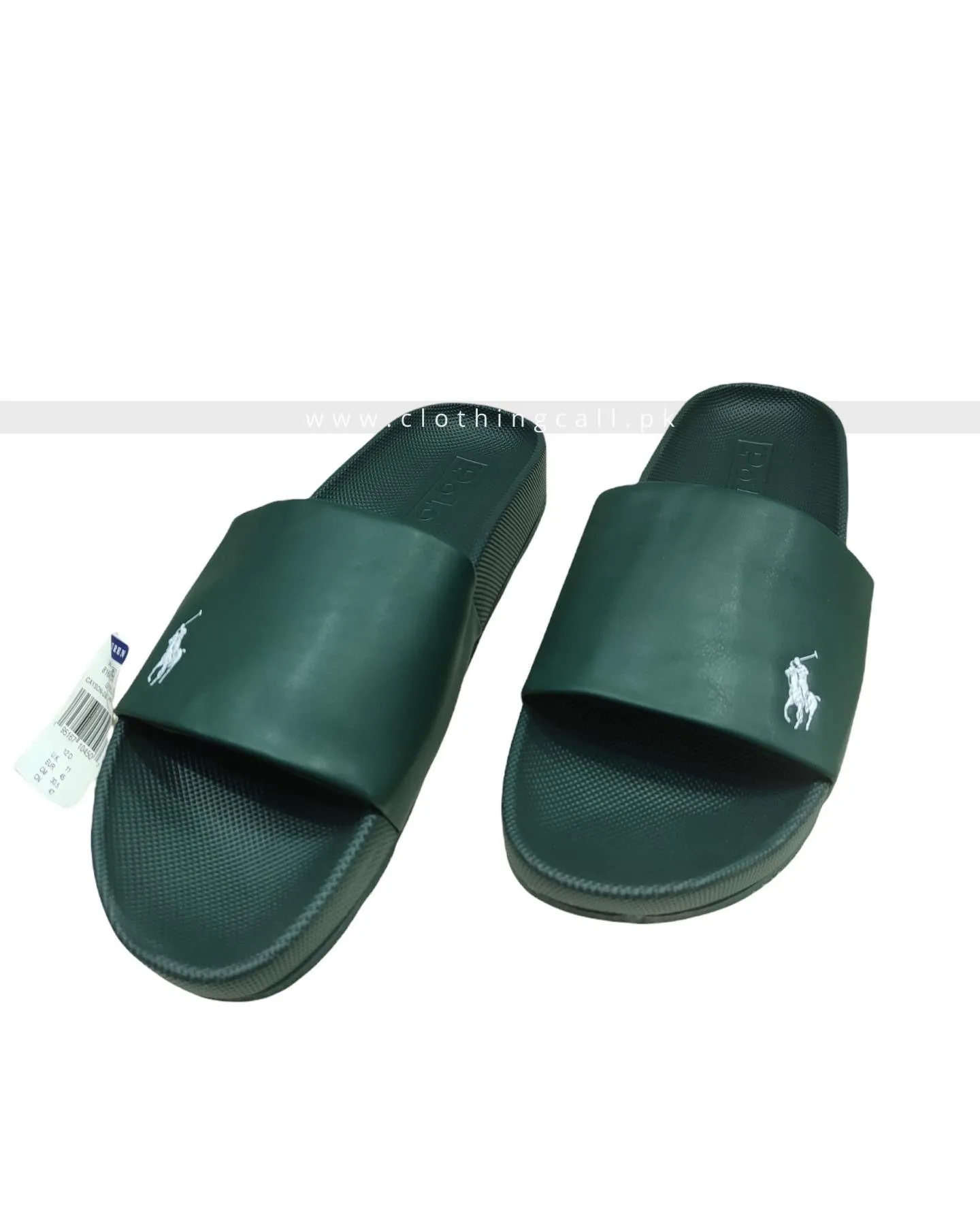 RL Cayson Dark Green Slides