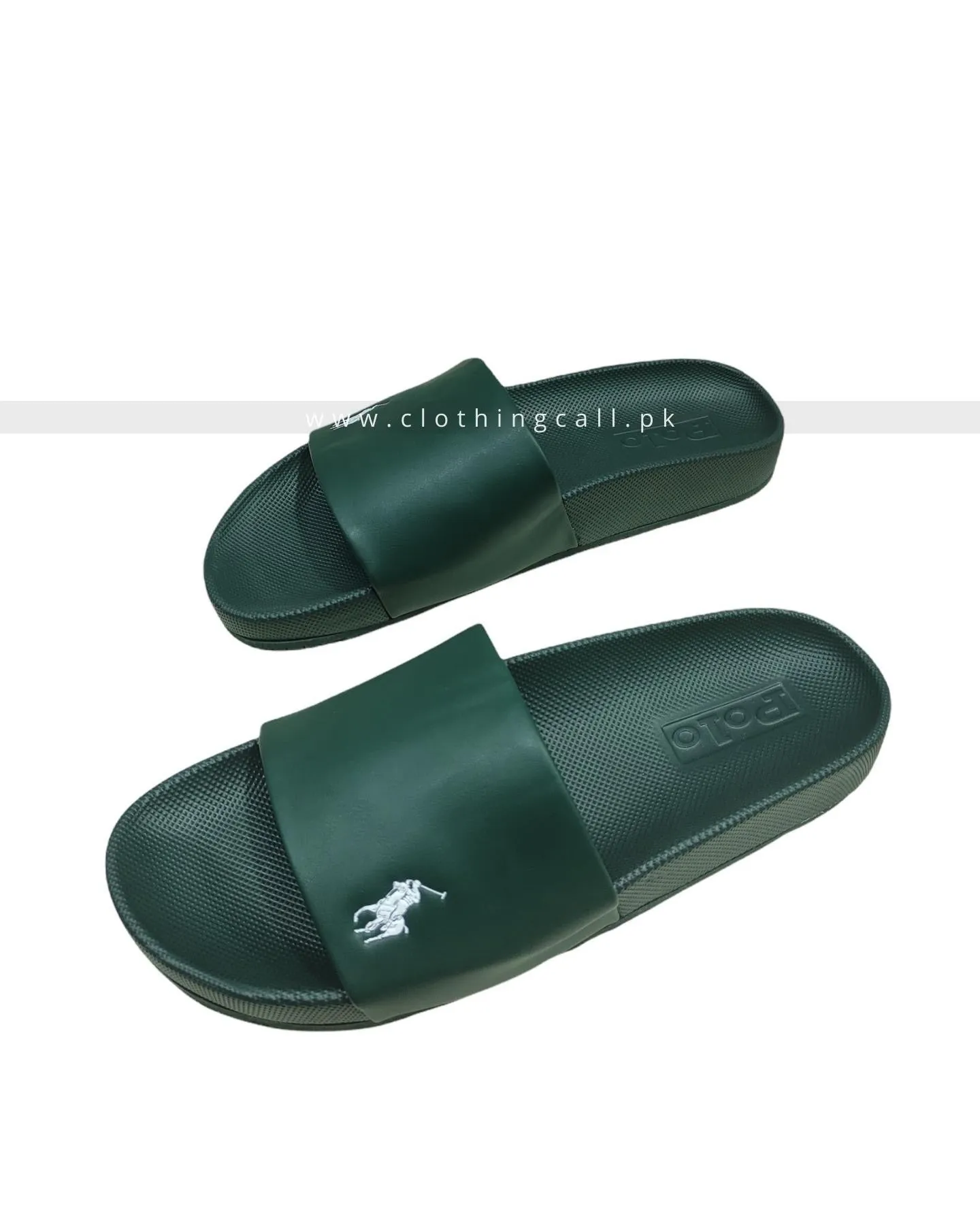 RL Cayson Dark Green Slides