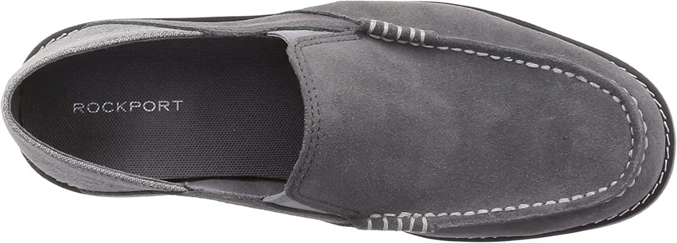 Rockport Men's Tucker Venetian Suede Loafers - Men's Casual Slip-On Shoes