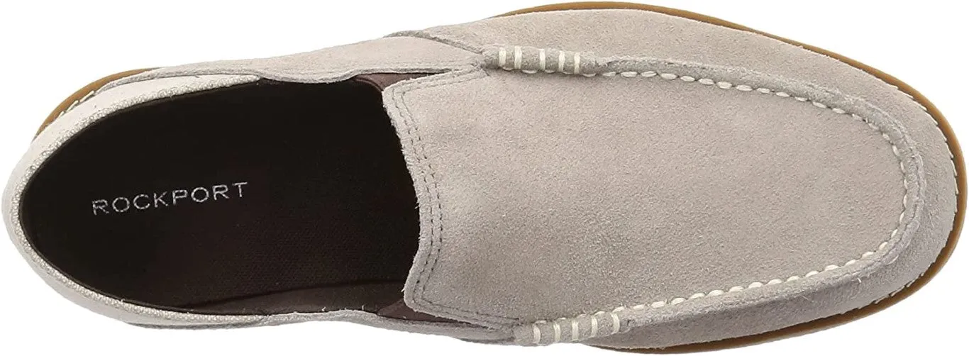 Rockport Men's Tucker Venetian Suede Loafers - Men's Casual Slip-On Shoes