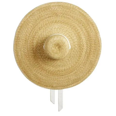 --Rossella Bordeaux Ribbon Straw Hat-