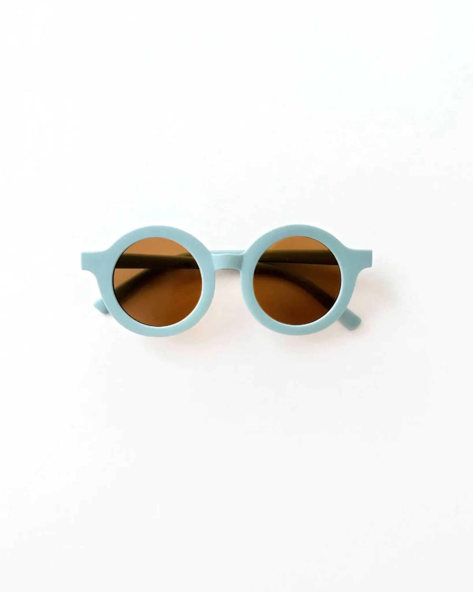 Blue Round Sunglasses