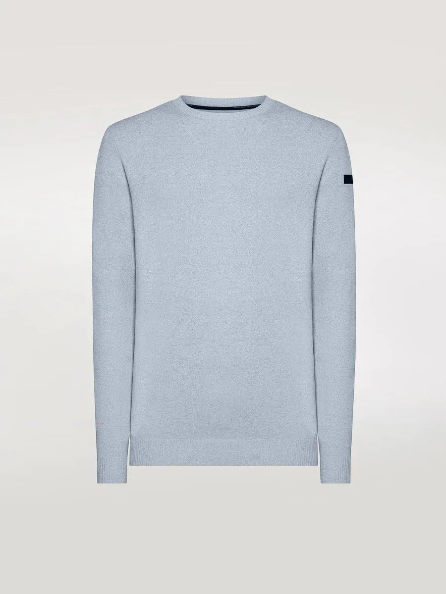 RRD Iki Round Knit Blue Black - Men's Sweater