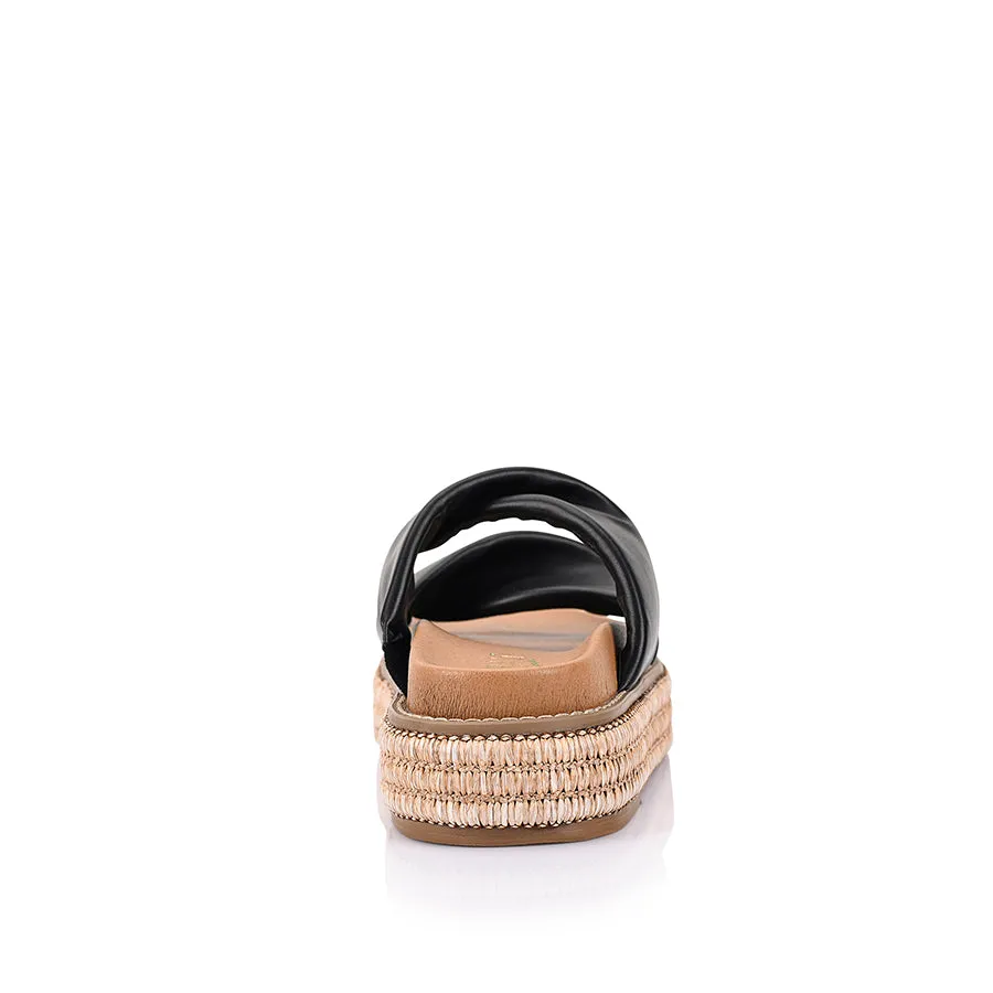 Rue Flatform Slides - Black