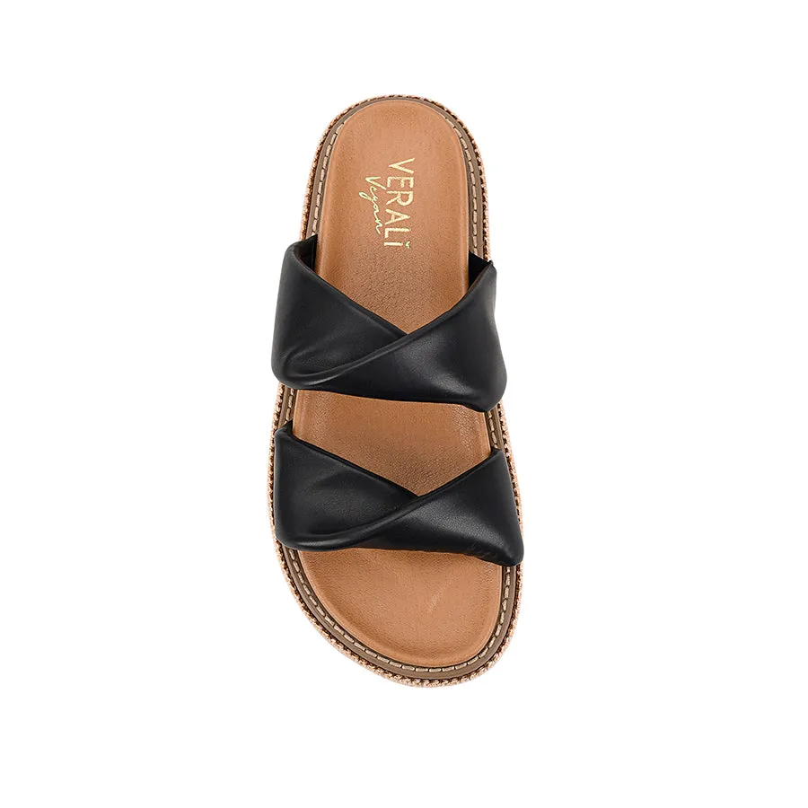 Rue Flatform Slides - Black