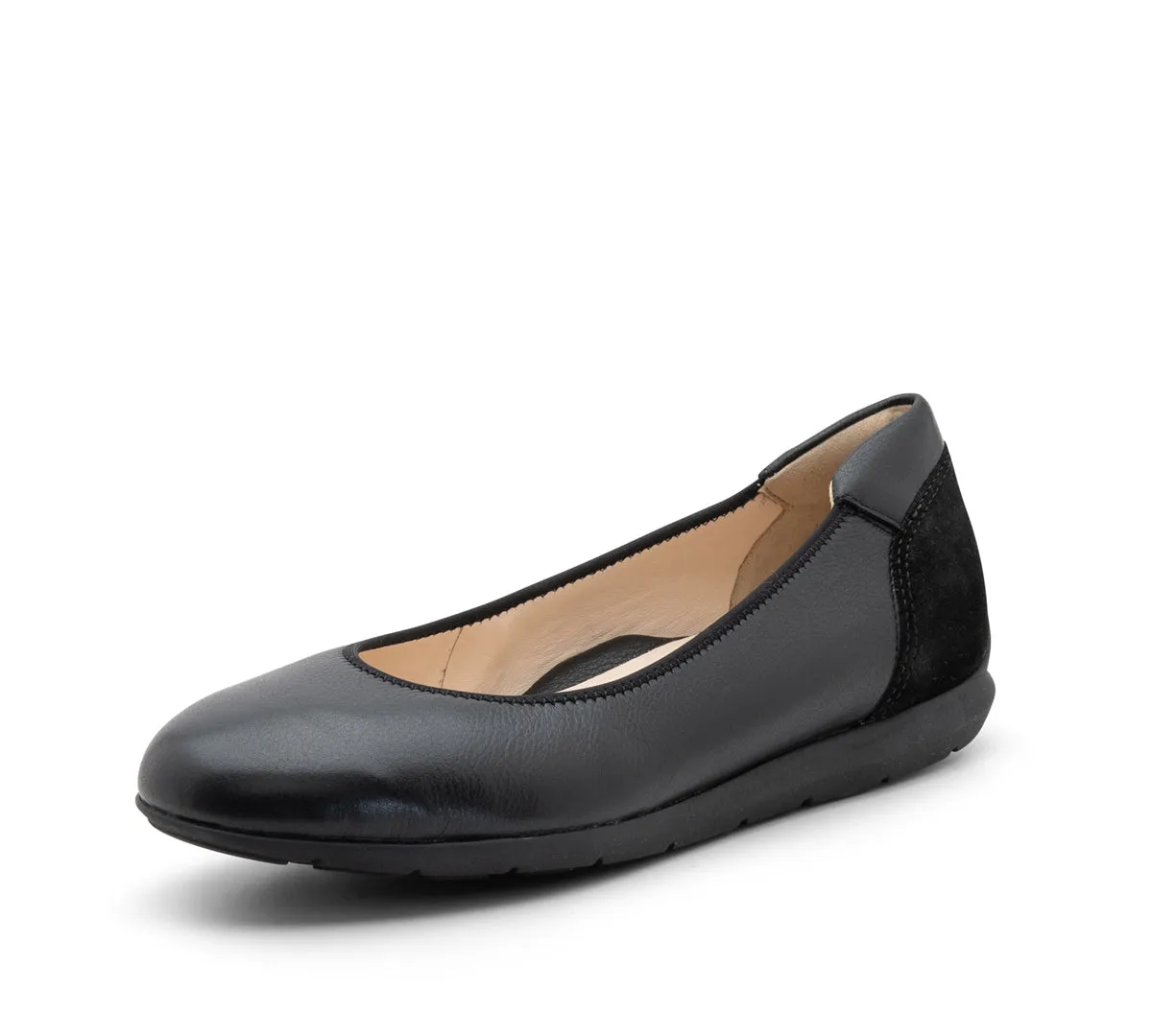 Sarah Women's Comfort Ballet Flat - Black 01