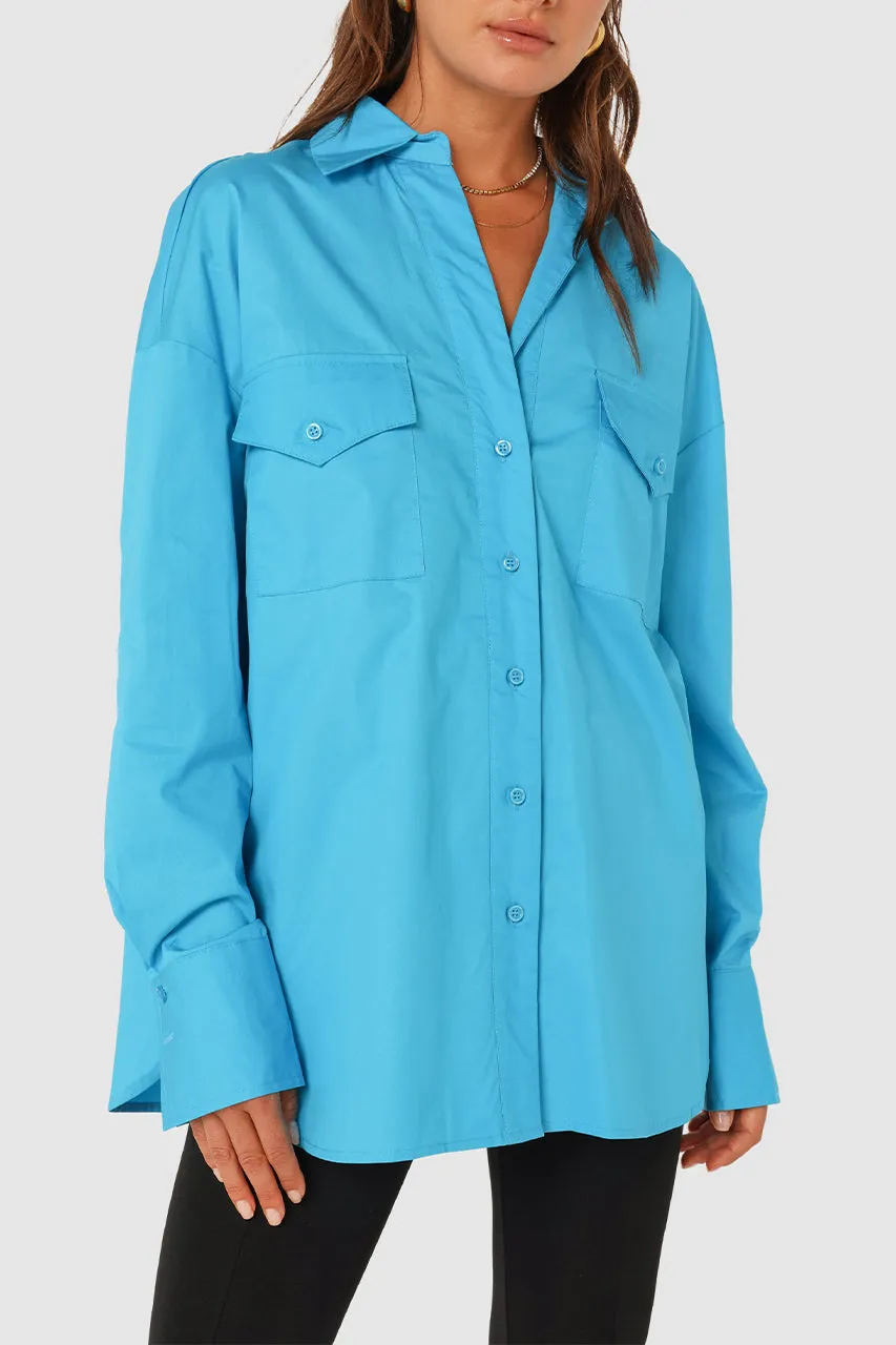 Saskia Blue Shirt