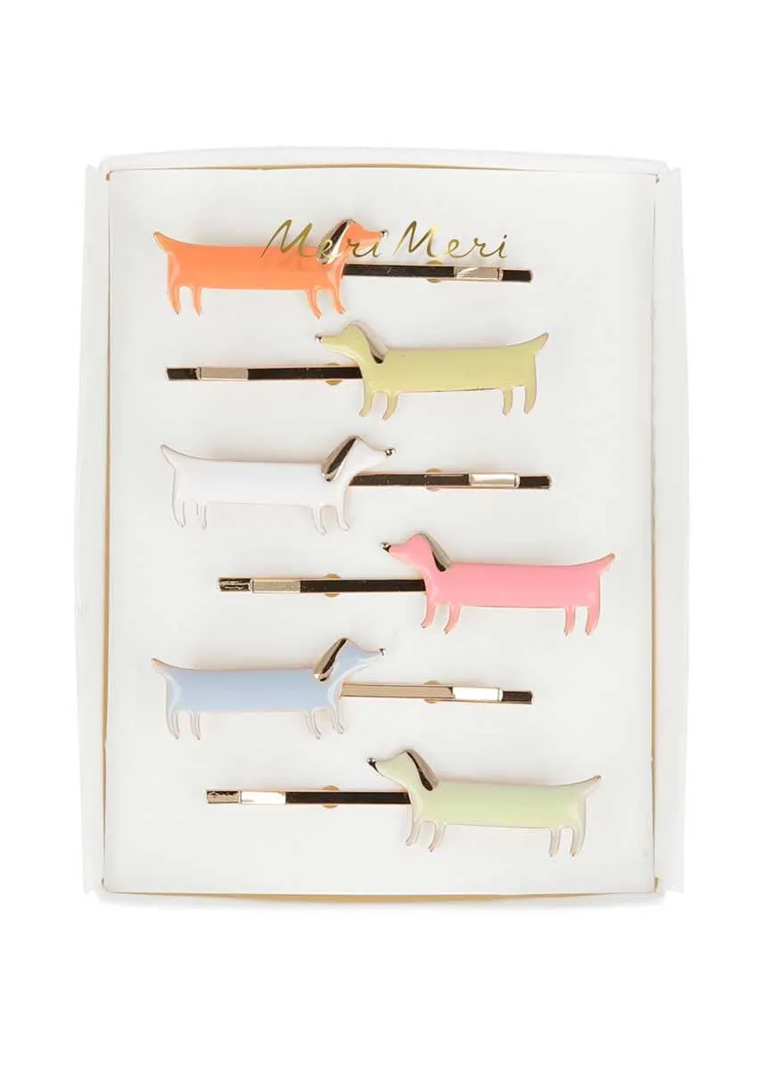 Sausage Dog Hair Slides