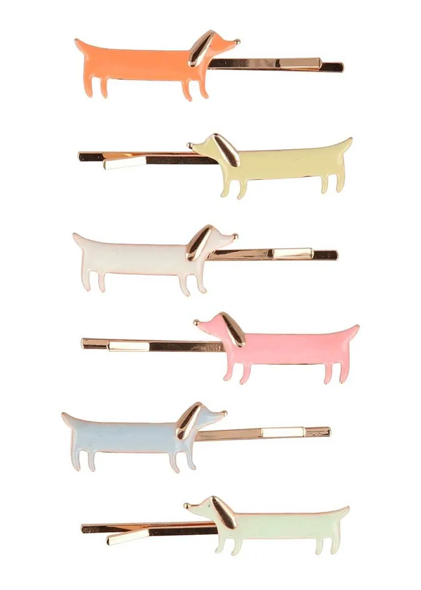 Sausage Dog Hair Slides