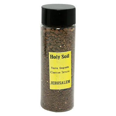 Set of 3 pcs Israel Bible Blessed Holy Soil & Stones from Jerusalem 9oz(250 gr)