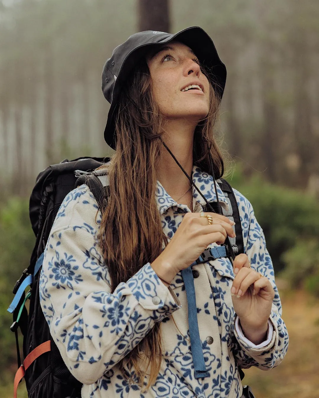 Shaded Organic Bucket Hat - Black