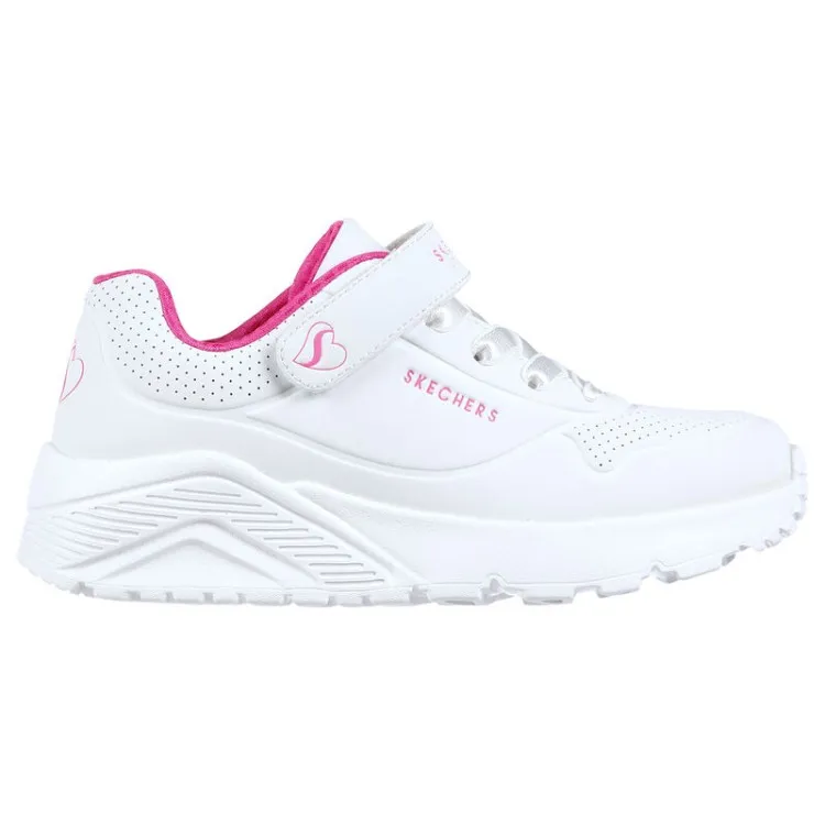 SKECHERS Kids UNO LITE Sneakers White/Pink - Model 310451L