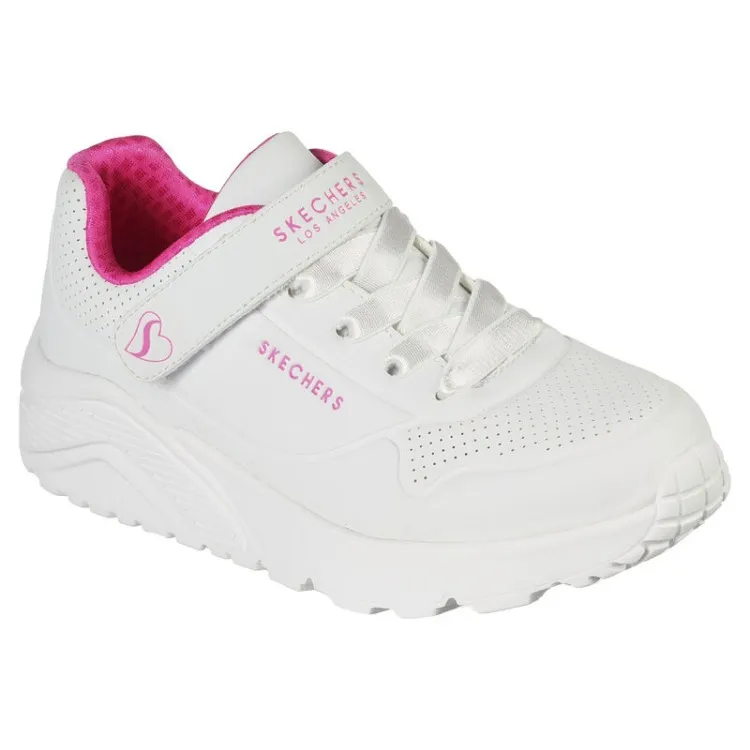 SKECHERS Kids UNO LITE Sneakers White/Pink - Model 310451L