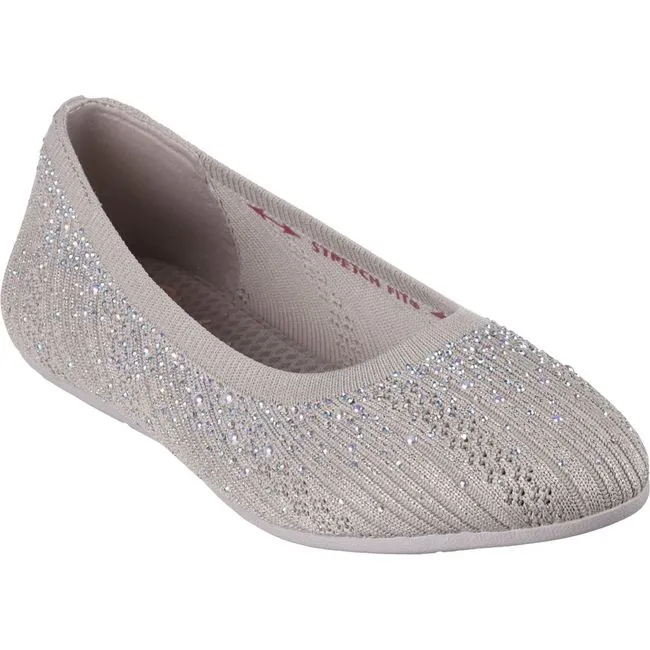 Skechers Women's Cleo 2.0 Glitzy Daze Flat