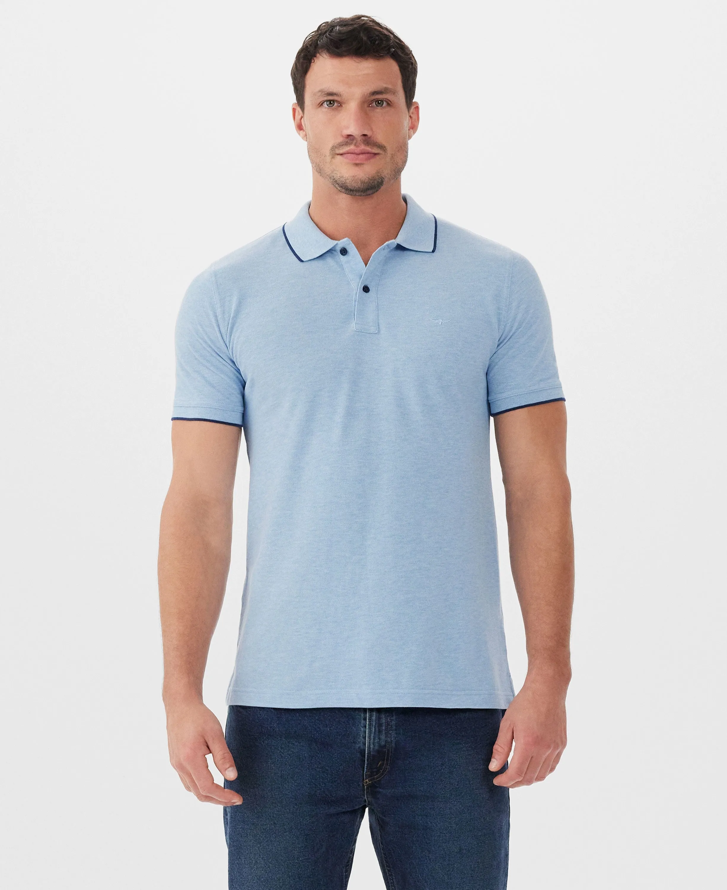 Sky Blue Rokewood Polo Shirt