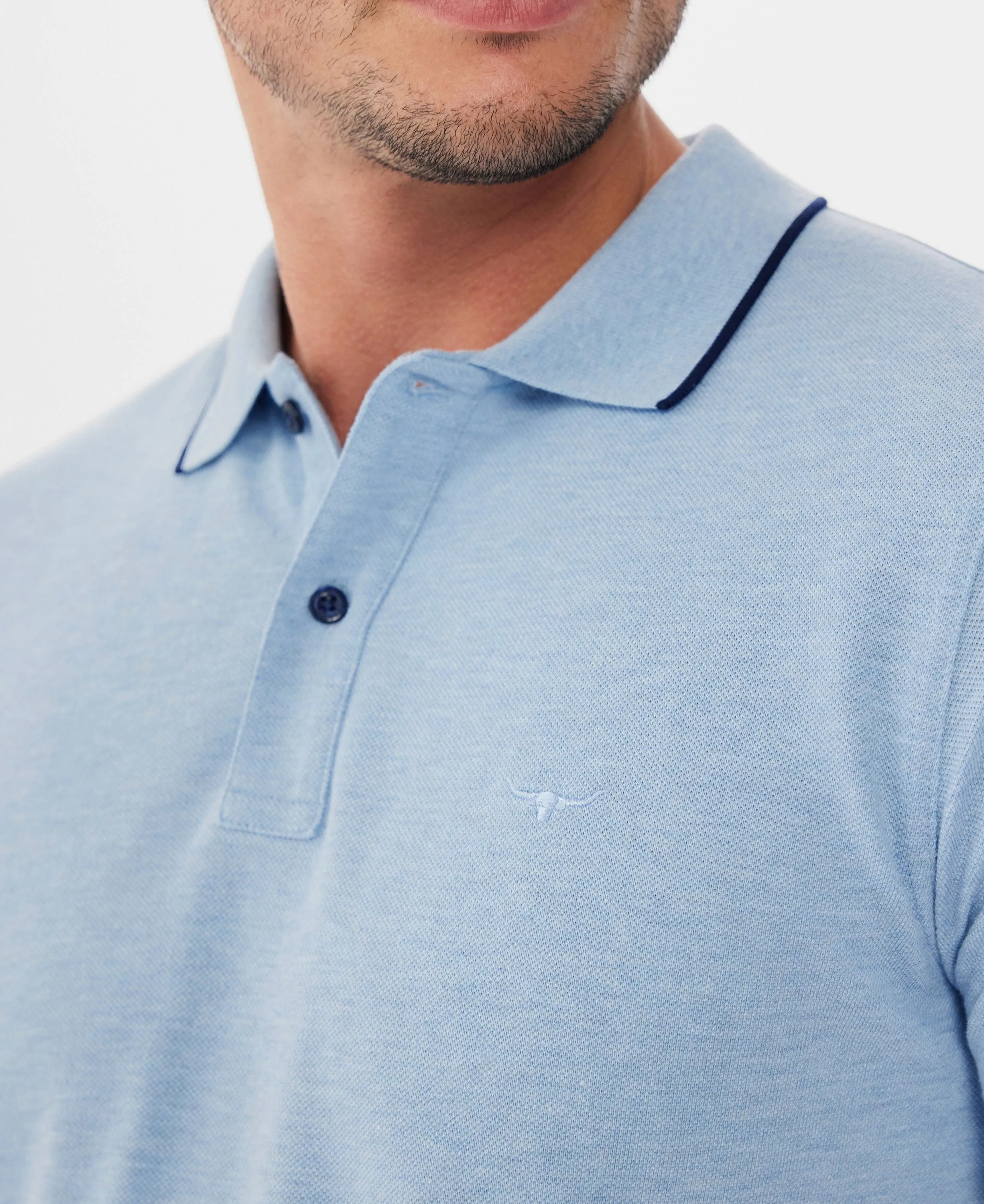 Sky Blue Rokewood Polo Shirt