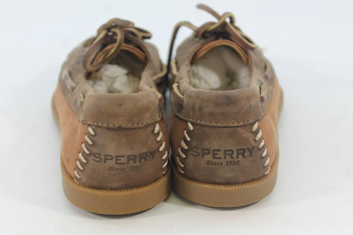 Sperry Top Sider Leeward Women's Brown Boat Shoes Size 6M ZAP12497