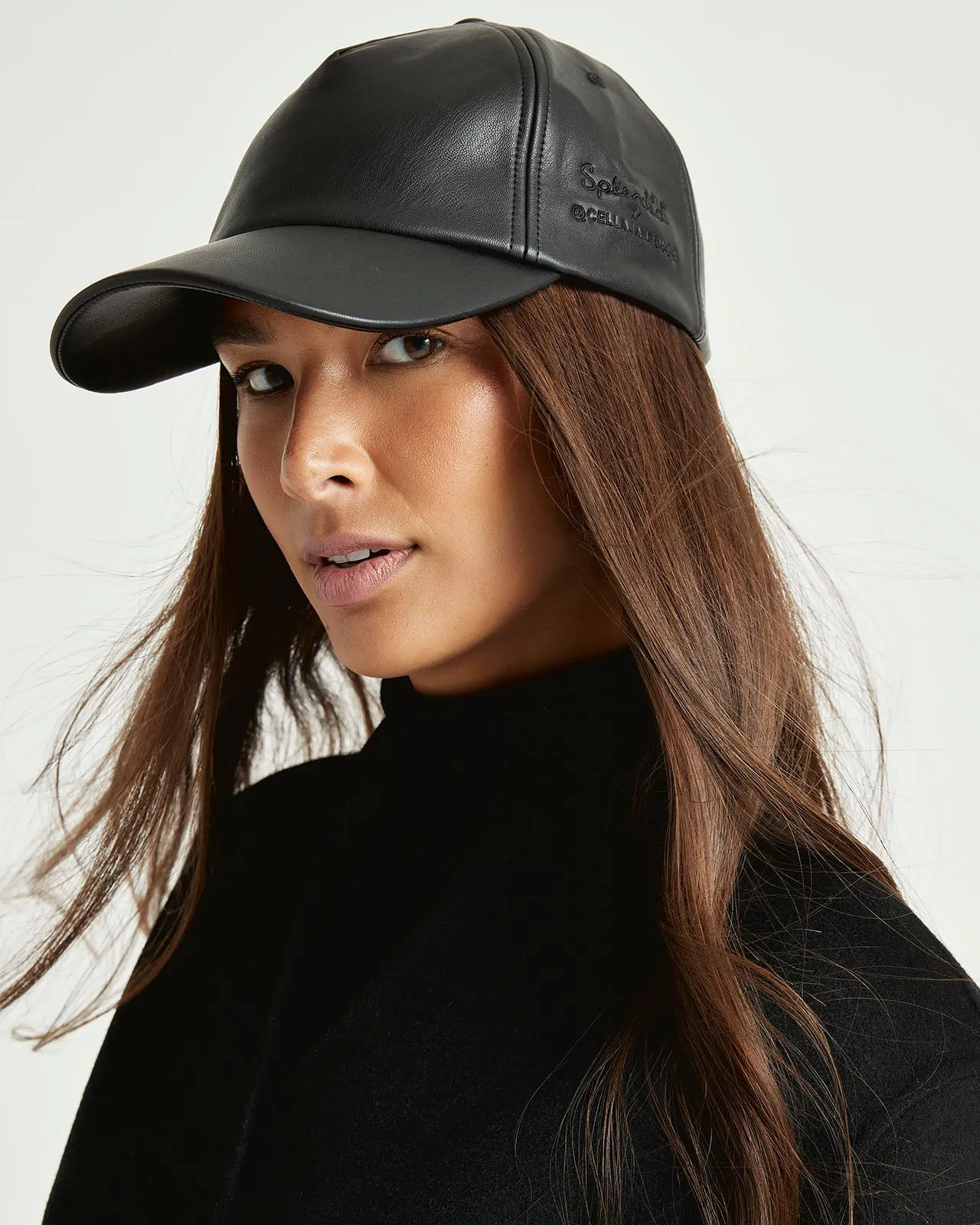 Splendid x Cella Jane Vegan Leather Baseball Hat