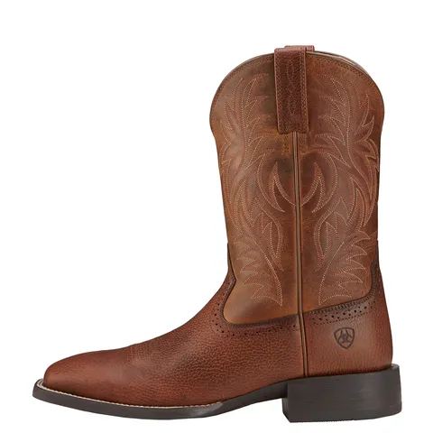 Wide Square Toe Western Boot for Sports