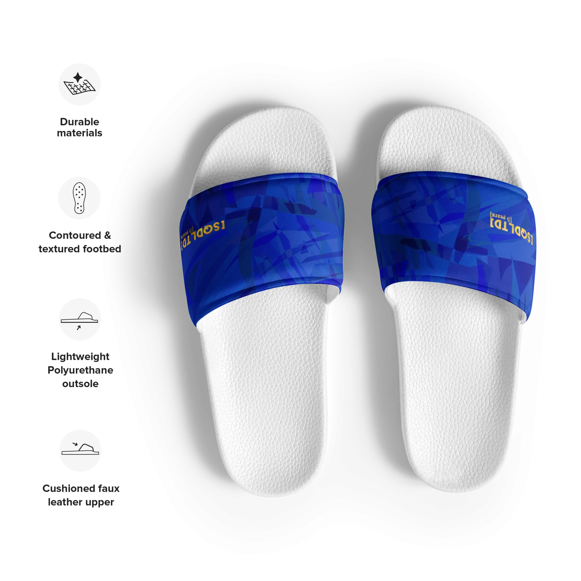 Sqdltd Starburst BLU Women's slides