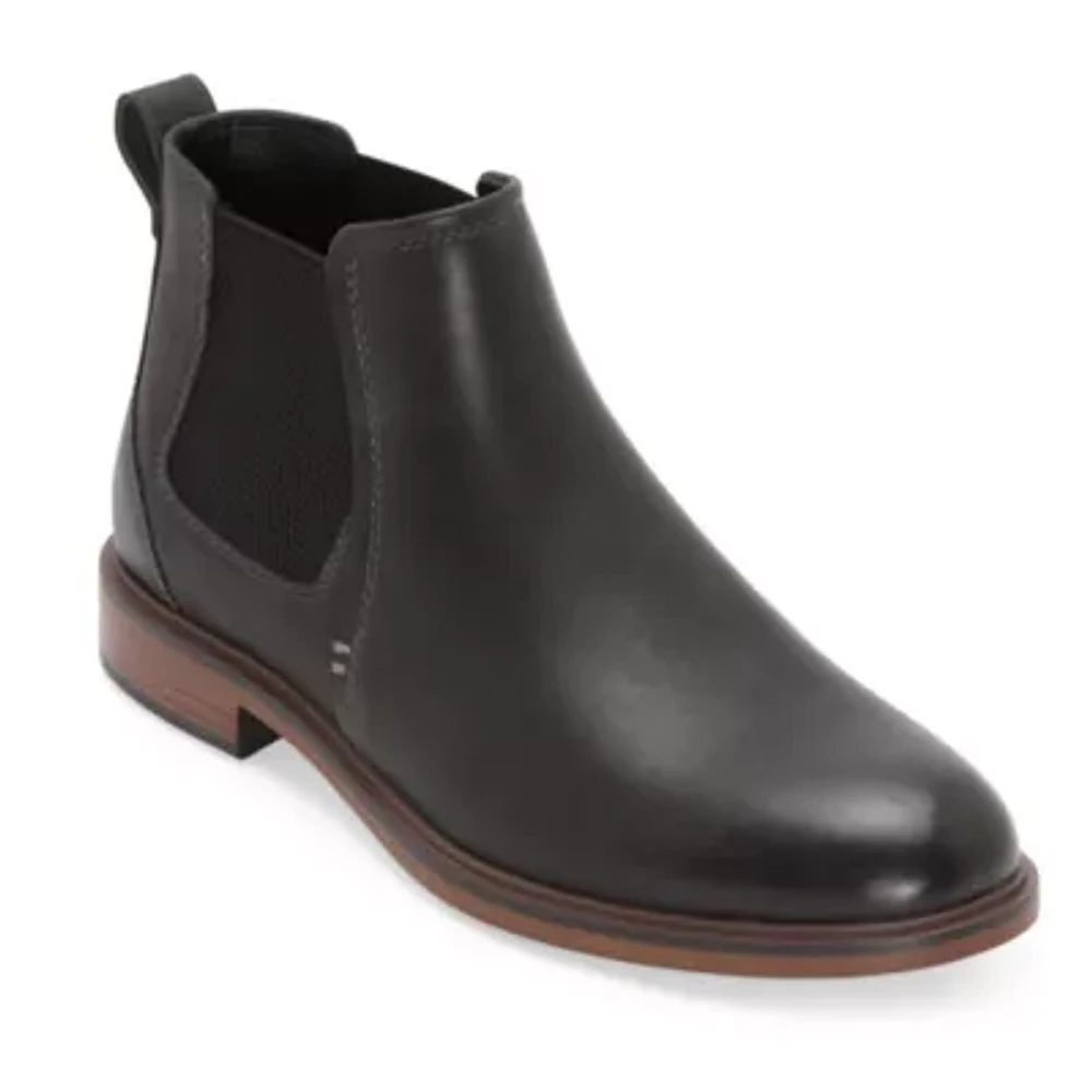 St. John's Bay Mens Rutland Flat Heel Chelsea Boots