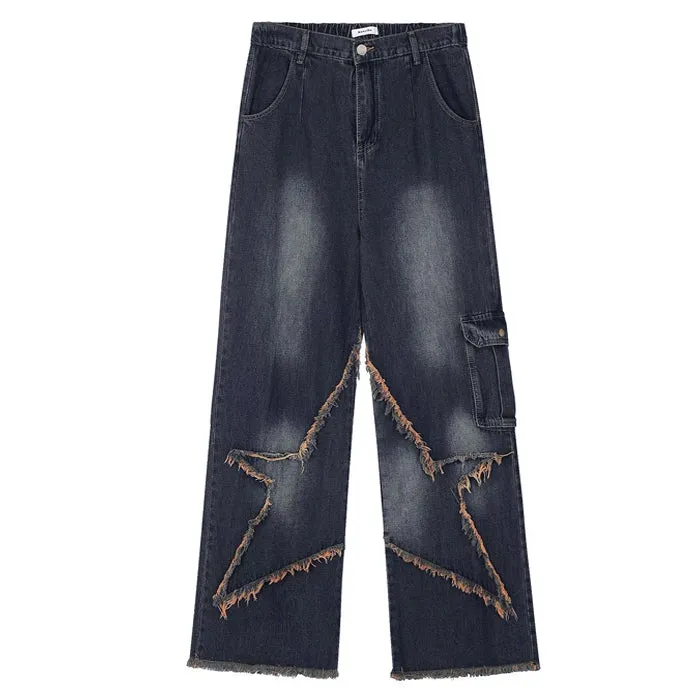 Star Girl Cargo Jeans