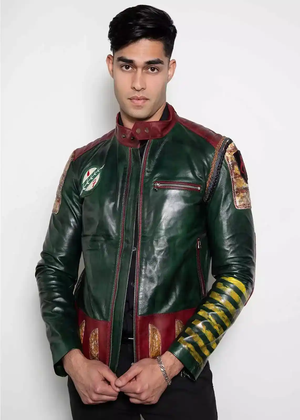 Star Wars Boba Fett Jacket | Motorcycle Bomber Leather Jacket