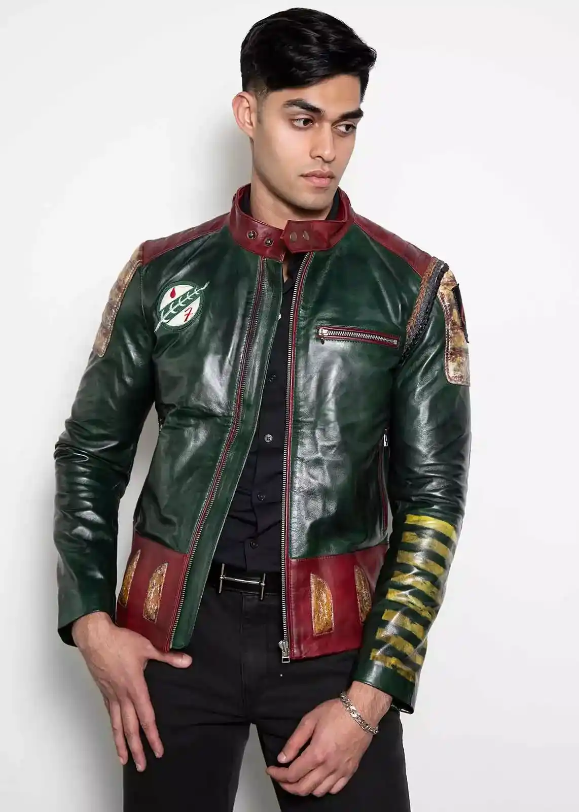 Star Wars Boba Fett Jacket | Motorcycle Bomber Leather Jacket