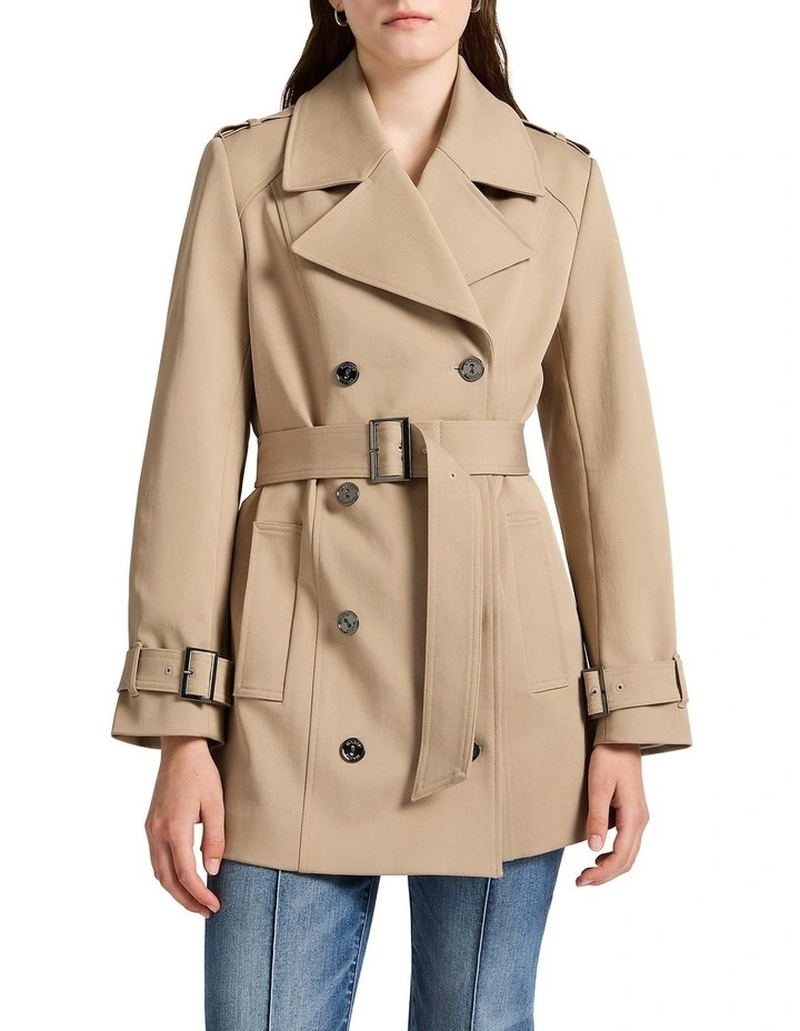 Twine Short Trench Coat