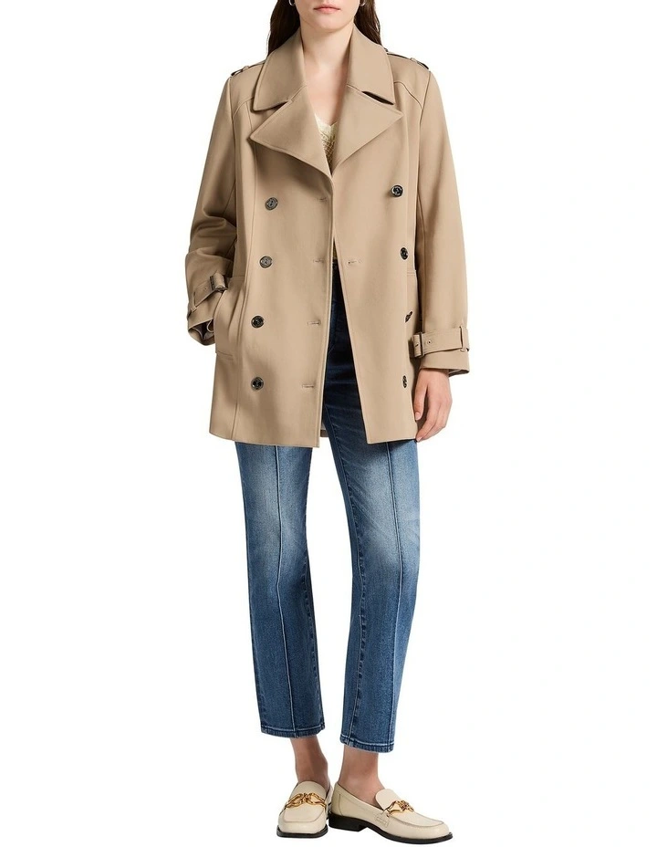 Twine Short Trench Coat