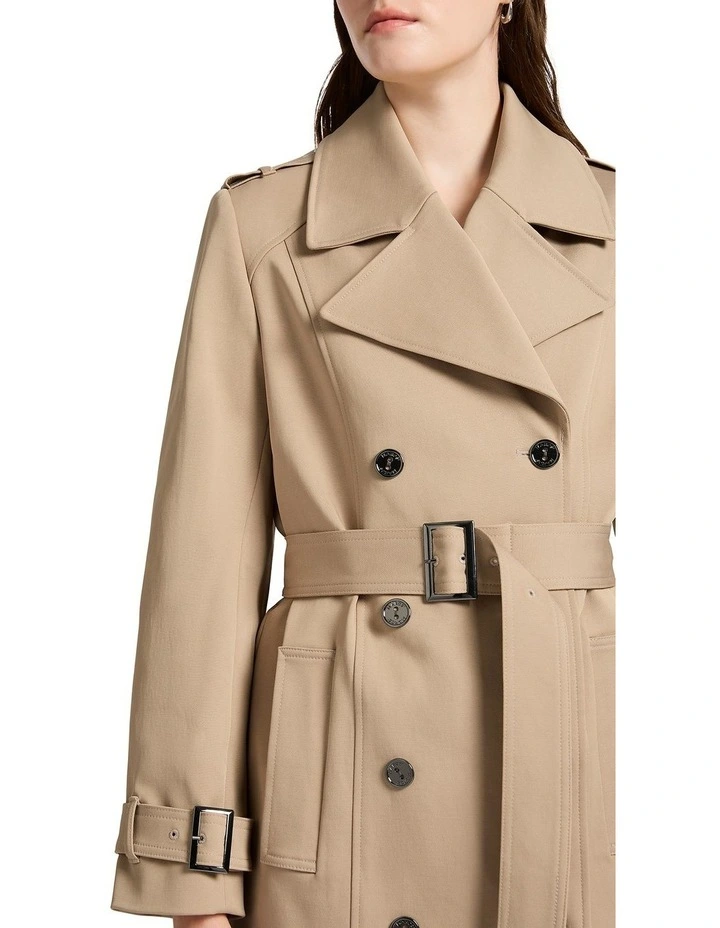 Twine Short Trench Coat