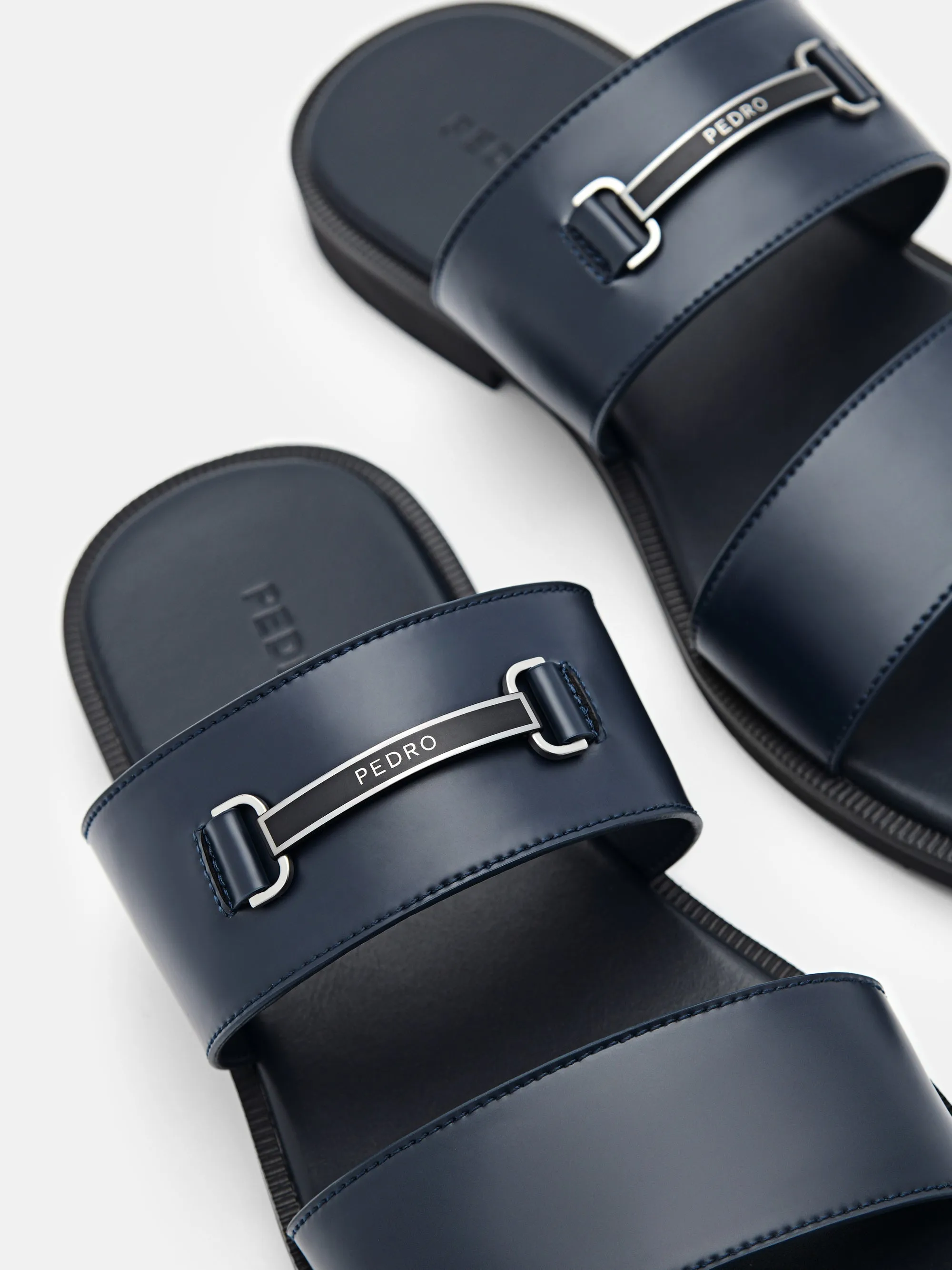 Steven Horsebit Slide Sandals