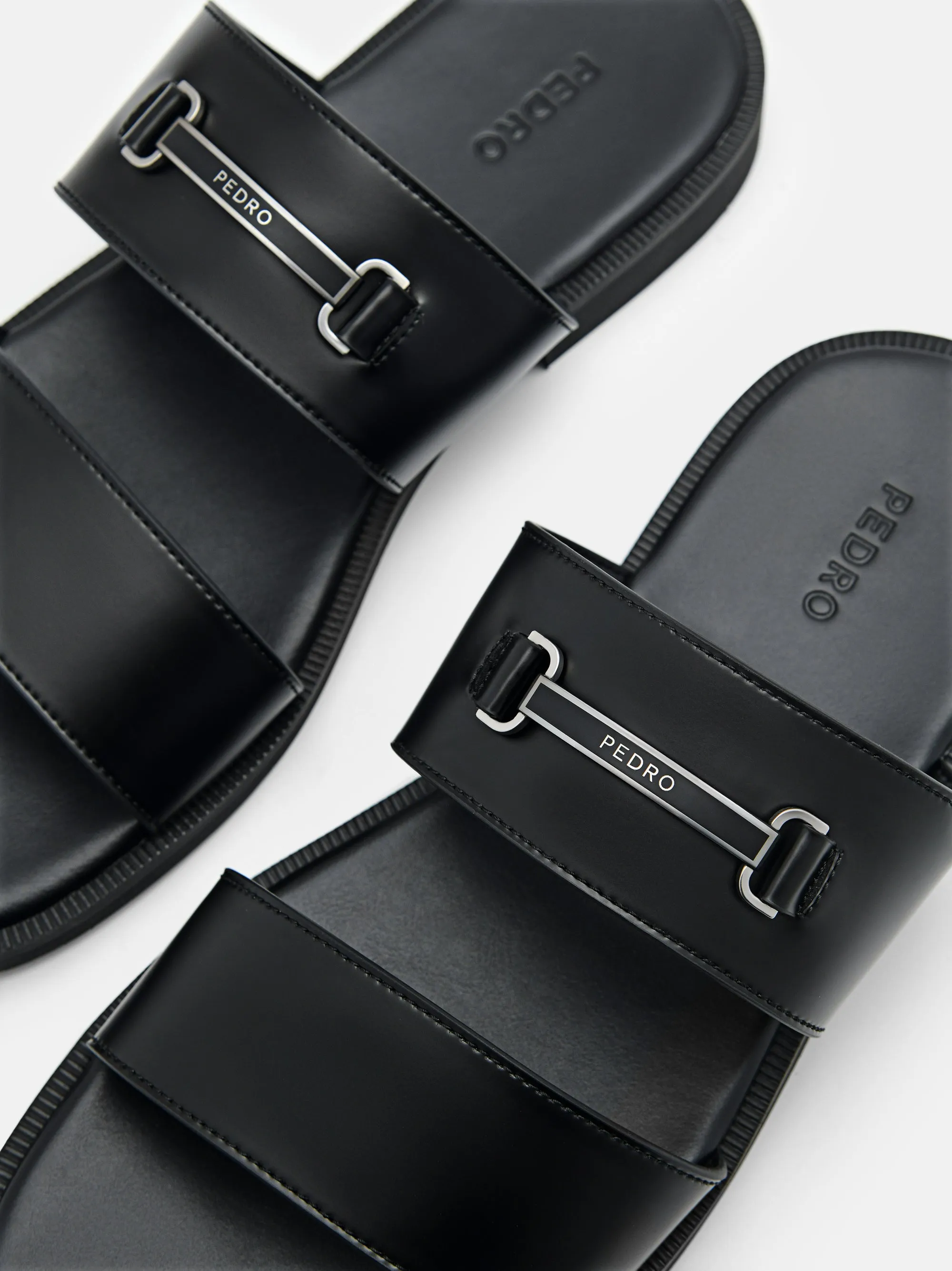 Steven Horsebit Slide Sandals