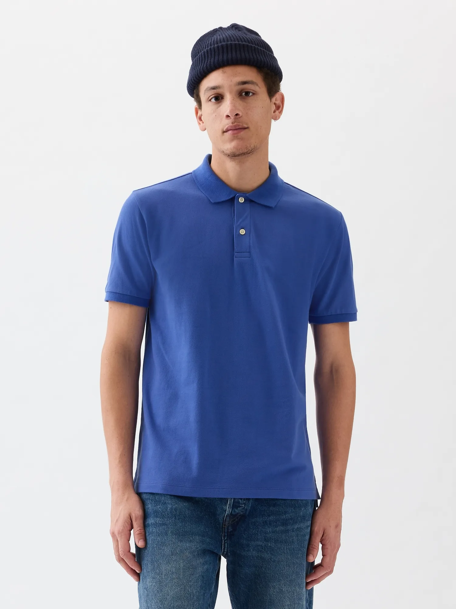 Stretch Pique Polo Shirt