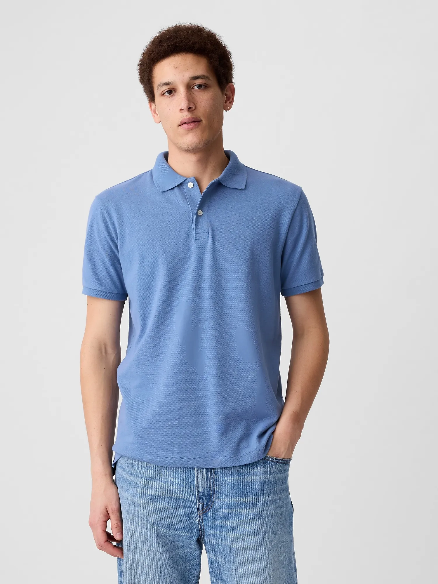 Stretch Pique Polo Shirt