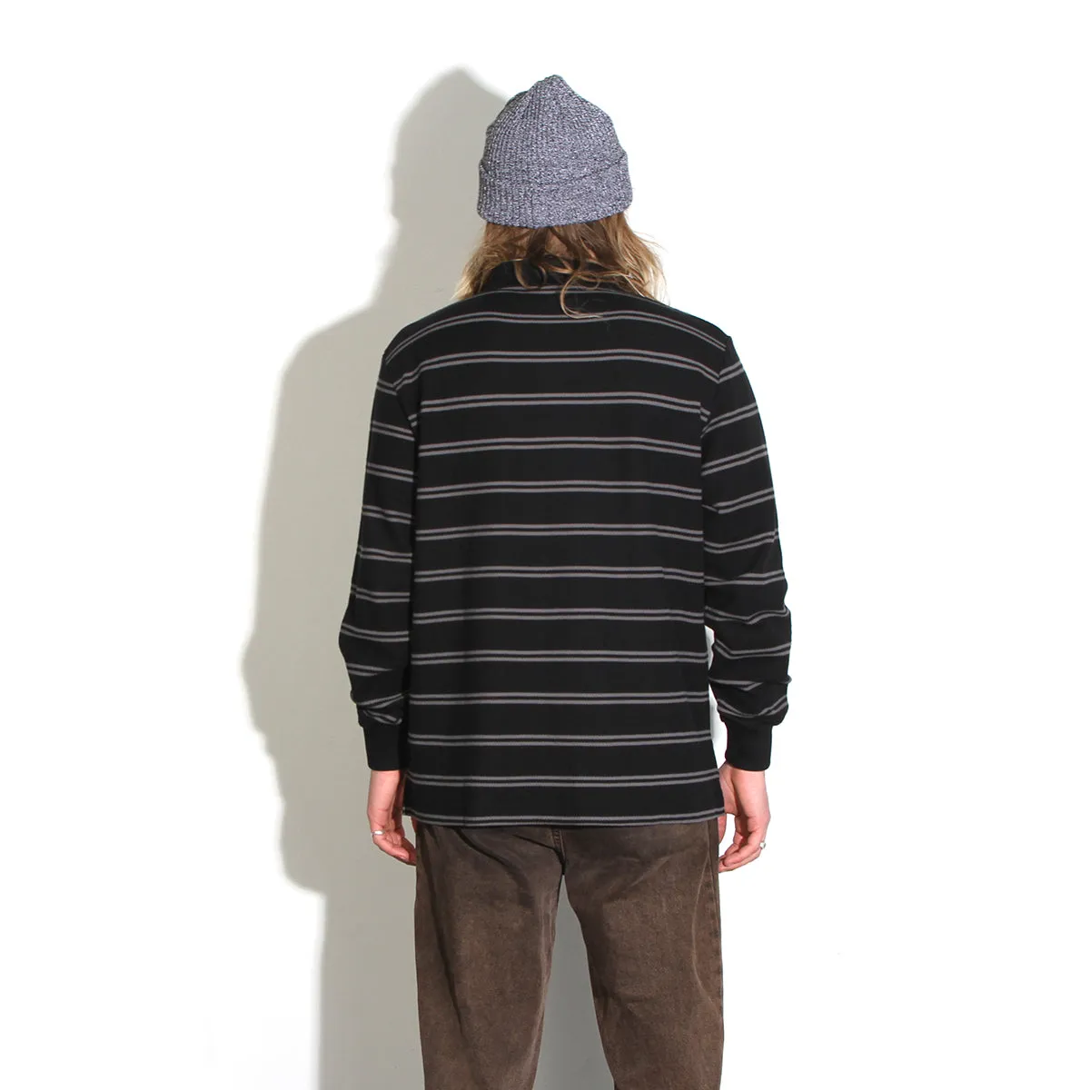 Striped L/S Polo