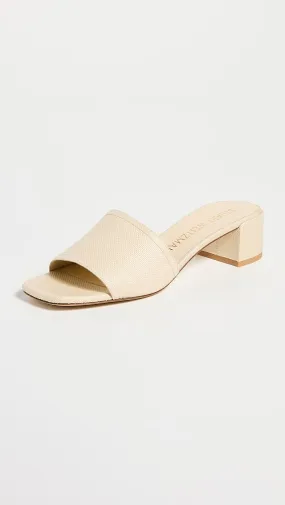 Stuart Weitzman   Cayman Block Slides 