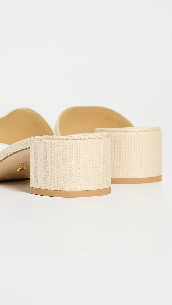 Stuart Weitzman   Cayman Block Slides 