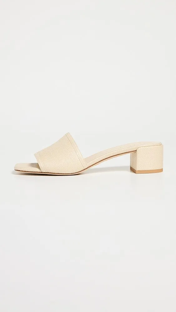 Stuart Weitzman   Cayman Block Slides 