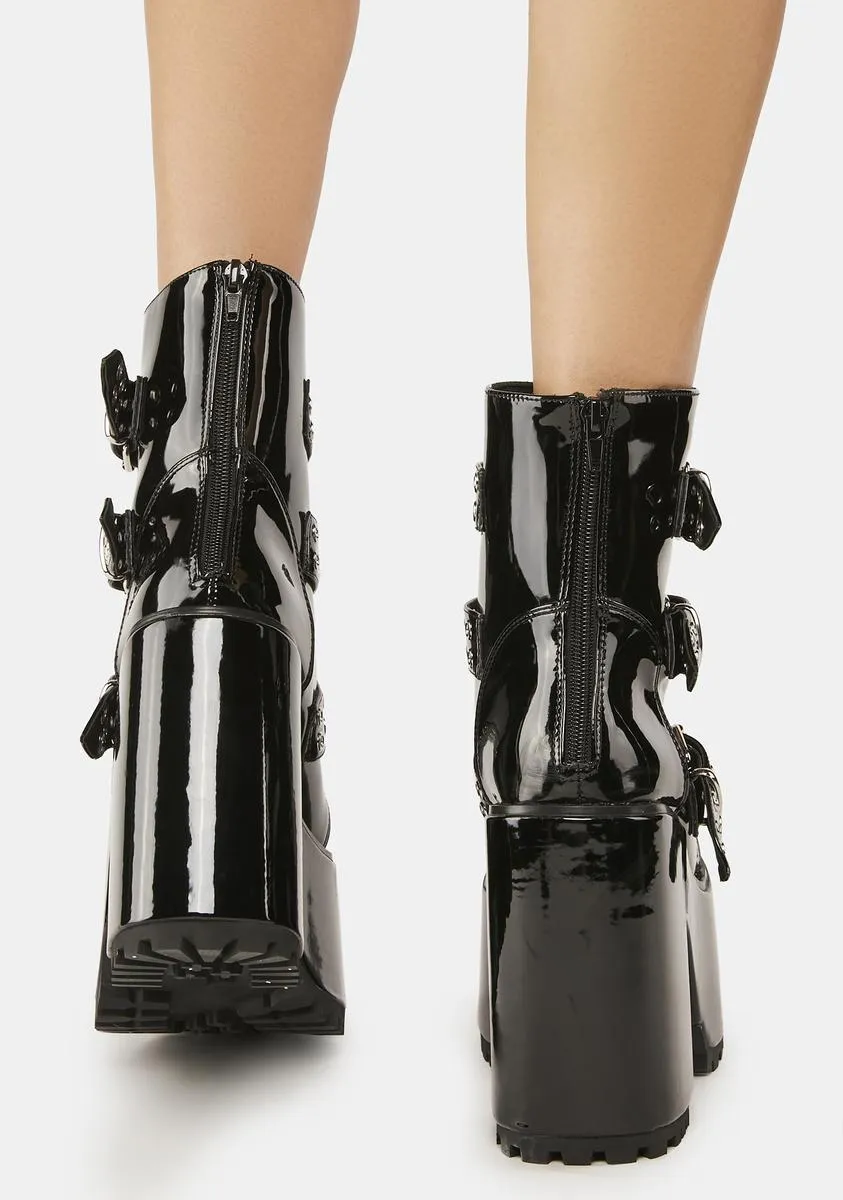 Stylish Chunky Heel Platform Boots