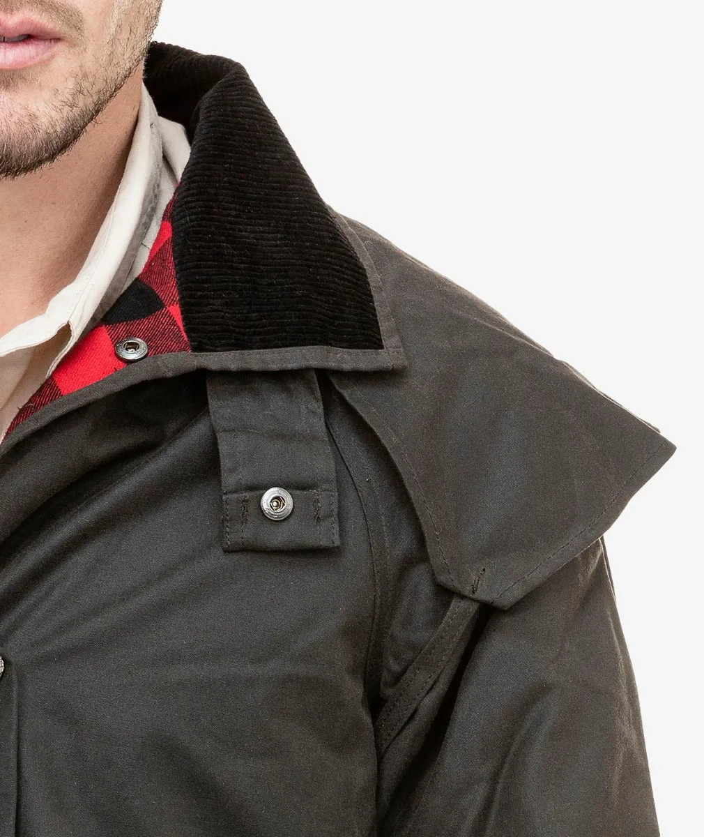 Swanndri Baxter Short Oilskin Coat for Men