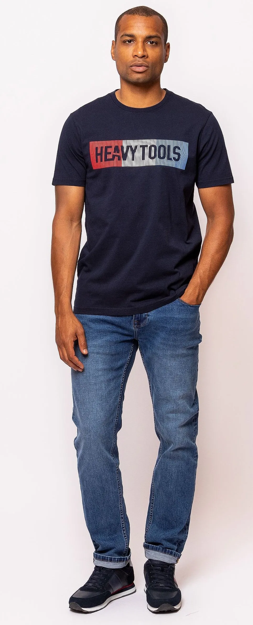 T-Shirt Heavy Tools Mostar - Navy - men´s